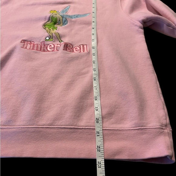 Vintage Disney Store Pink Tinker Bell Sweatshirt like new collectible - Picture 7 of 7
